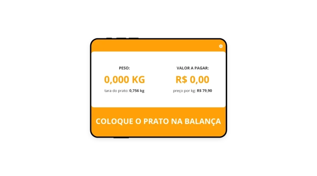Pesagem automática para restaurantes de buffet